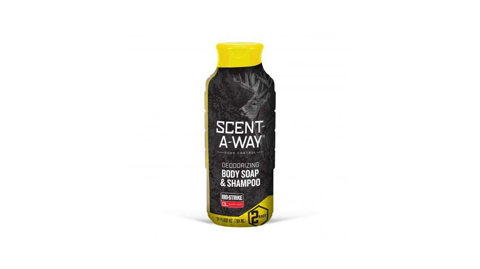 Hunters Specialties Scent-A-Way BioStrike Body Wash &amp; Shampoo, 24oz, HS-SAW-100090