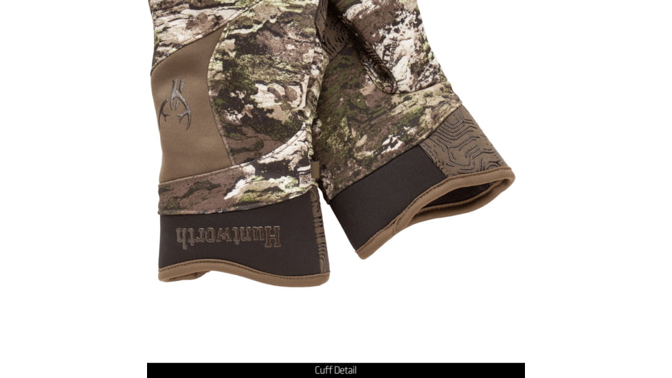 Huntworth Ansted Mid Weight Plush Fleece Lined Hunting Glove - Mens, Tarnen, Extra Large, E-1207-TRN-XL