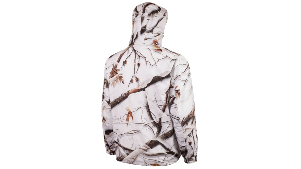 Huntworth Ackley Light Weight Microfiber Waterproof Cover Up Jacket - Mens, Snow Camo Brown, 3XL, E-81702-SCB-3XL