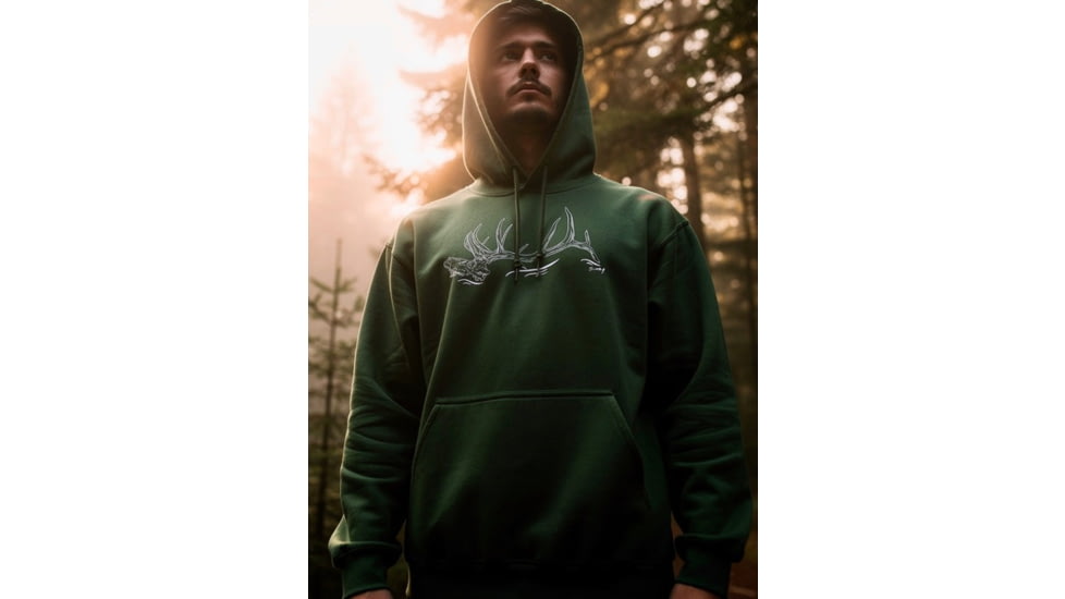 Huto Lifestyle Limited Edition Simsy Elk Artwork Logo Hoodie