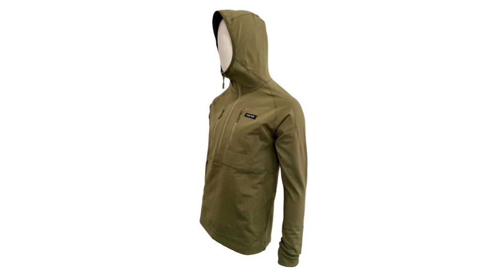 Huto Lifestyle Huto Lifestyle Synthetic Mid-Weight Hoodie/Base Layer, Army Green, 3XL, SYNTC-WGHT-HDIE-ARM-XXXL
