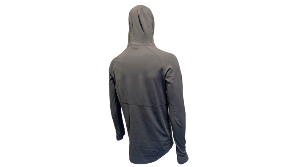 Huto Lifestyle Huto Lifestyle Synthetic Mid-Weight Hoodie/Base Layer, Grey, Large, SYNTC-WGHT-HDIE-GRY-L