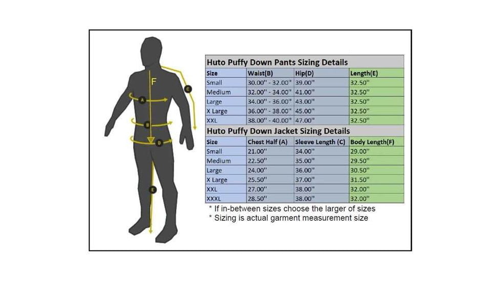 Huto Lifestyle Stalker Down Puffy Jacket, Army Green, Medium, STLKDWN-JCKT-ARMGRN-M