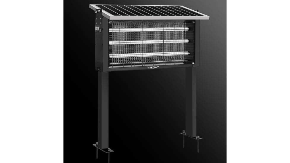 Hykoont Hykoont 30W Solar LED Bug Zapper Light Pro Triple Tube Dusk-to-Dawn, MW916B