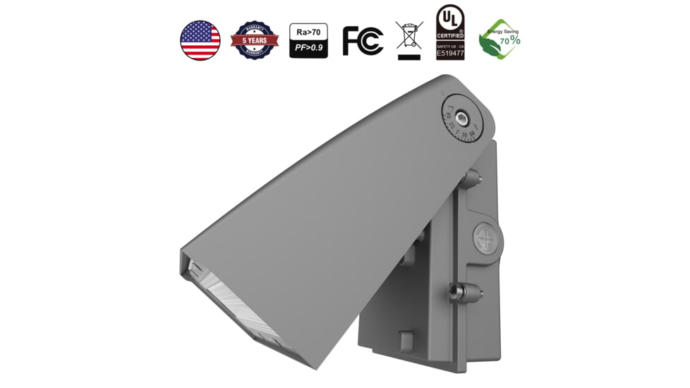 Hykoont Hykoont WK06 Series LED Wall Pack Light UL DLC Premium Tunable and Selectable, WK06