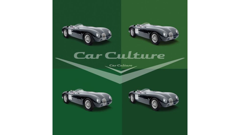 iCanvas 'British Victory At Le Mans' - Jaguar C-Type Race Car by Car Culture Canvas Print, Multi, 18x18 CCU31-1PC3-18x18