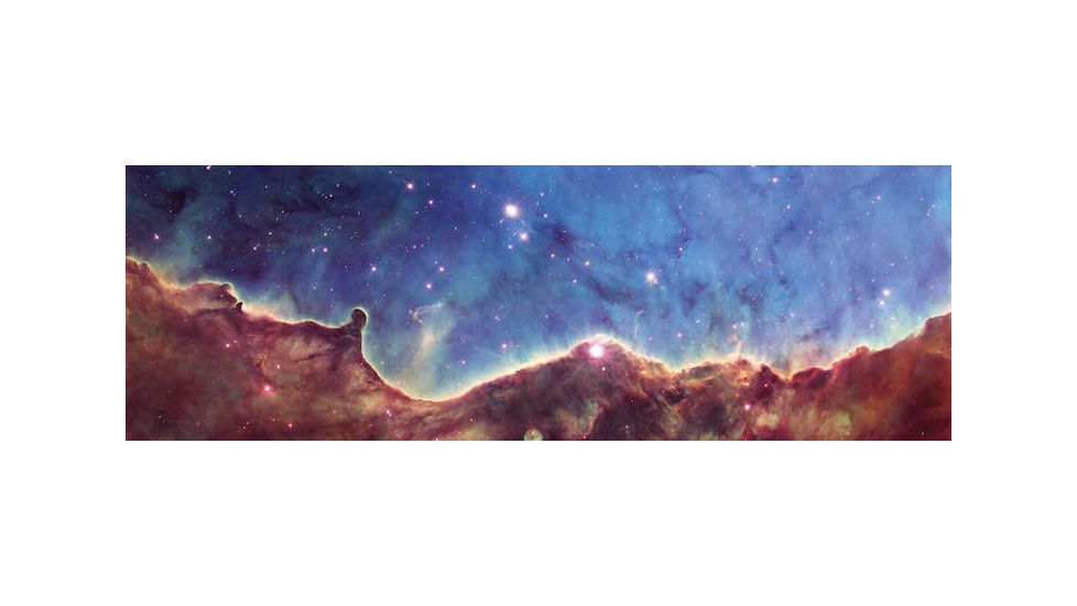 iCanvas Cosmic Landscape, NGC 3324, NW Corner Of NGC 3372, Carina Ne by NASA Canvas Print, Multi, 36x12 NAS33-1PC3-36x12
