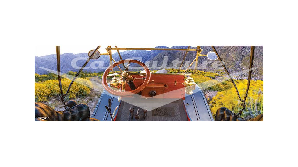 iCanvas 'Desert Crossing' - Ford Model T Plank Road Dashboard by Car Culture Canvas Print, Multi, 36x12 CCU34-1PC3-36x12