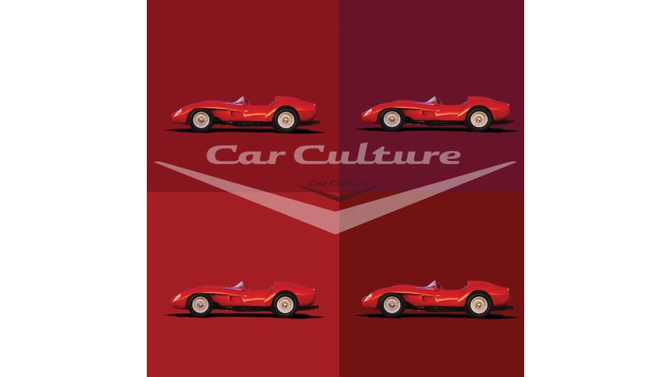 iCanvas 'Ferrari Red Heads' - 1950's Ferrari 250 Testa Rossa Scaglie by Car Culture Canvas Print, Multi, 18x18 CCU37-1PC3-18x18