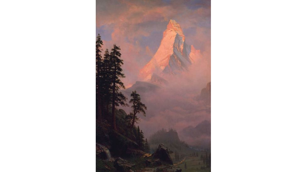 iCanvas Sunrise On The Matterhorn, after 1875 by Albert Bierstadt Canvas Print, Multi, 18x12 BMN6548-1PC3-18x12