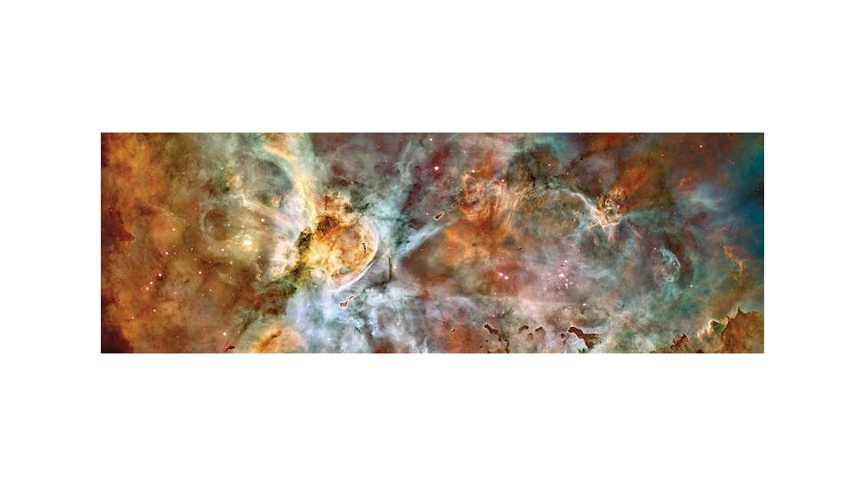 iCanvas The Central Region Of The Carina Nebula by Stocktrek Images Canvas Print, Multi, 36x12 TRK1713-1PC3-36x12