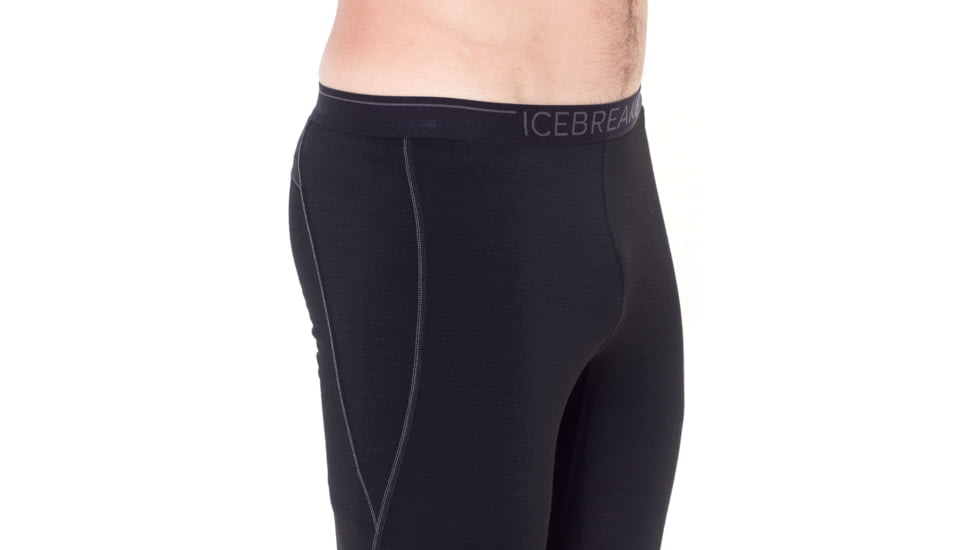 Icebreaker 150 Zone Leggings, Black/Mineral, Extra Large, 104334-001-XL