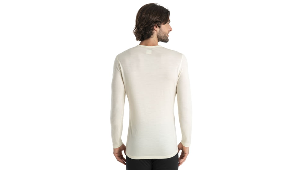 Icebreaker 200 Oasis Long Sleeve Crewe - Mens, Undyed, Large, IB104365000L