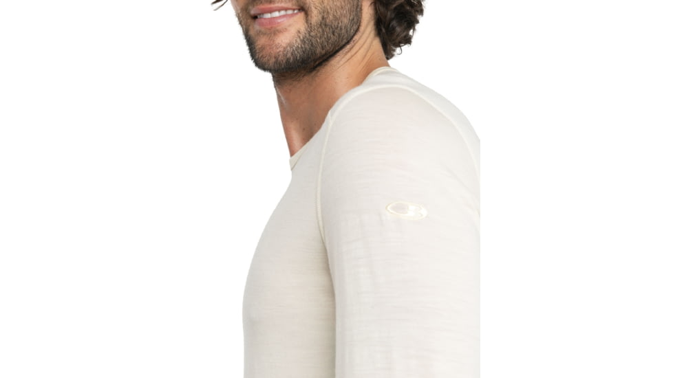Icebreaker 200 Oasis Long Sleeve Crewe - Mens, Undyed, Large, IB104365000L