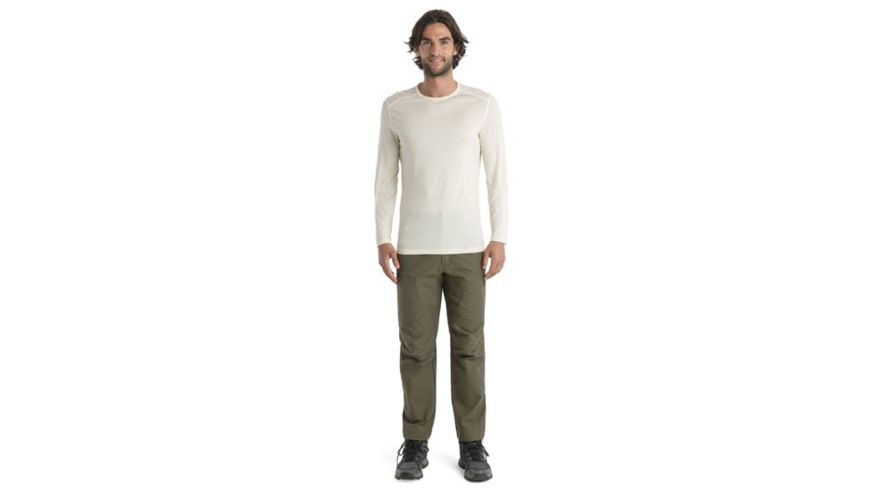 Icebreaker 200 Oasis Long Sleeve Crewe - Mens, Undyed, Large, IB104365000L
