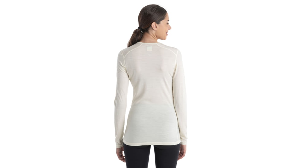 Icebreaker 200 Oasis Long Sleeve Crewe - Women's, Undyed, Large, IB104375000L