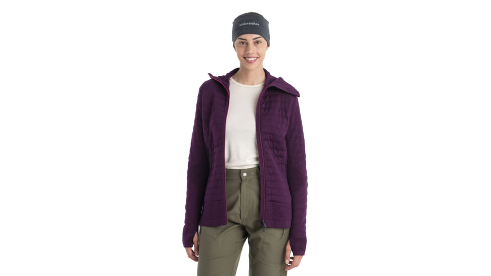 Icebreaker 200 Oasis Long Sleeve Crewe - Womens, Undyed, Large, IB104375000L