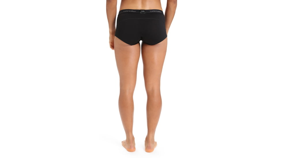 Icebreaker 200 Oasis Thermal Boy Shorts - Womens, Black, Extra Small, IB104467001XS