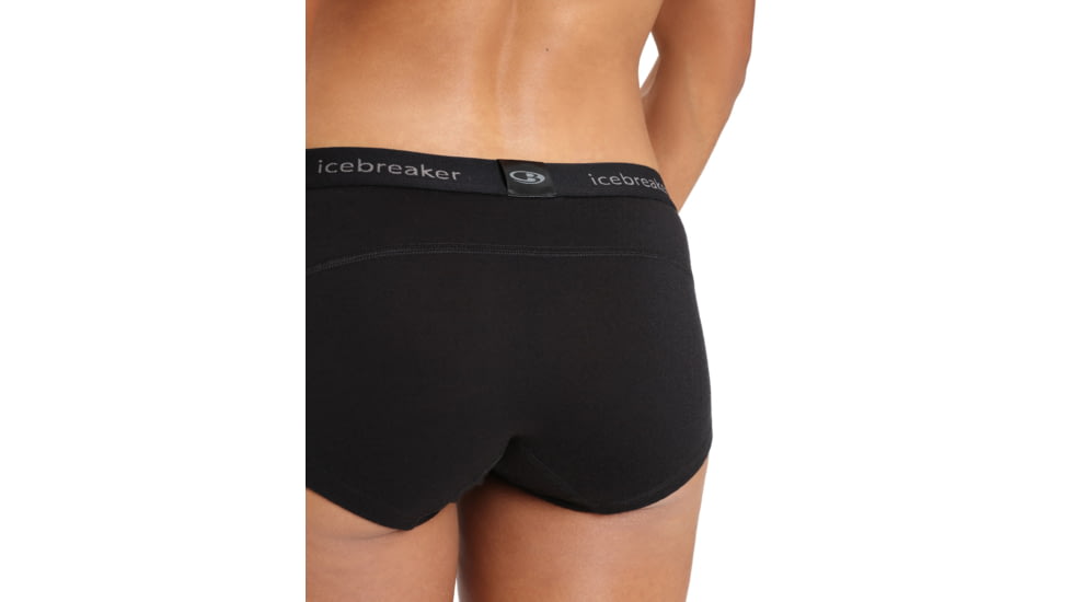 Icebreaker 200 Oasis Thermal Boy Shorts - Womens, Black, Extra Small, IB104467001XS