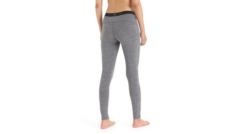 Icebreaker 200 Oasis Thermal Leggings - Women's, Gritstone Heather, Extra Large, IB104383013XL