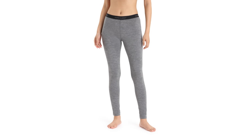 Icebreaker 200 Oasis Thermal Leggings - Womens, Gritstone Heather, Extra Large, IB104383013XL