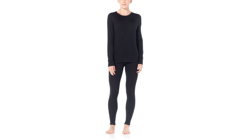 Icebreaker 260 Tech Leggings - Womens, Black, Extra Small, 104392001XS