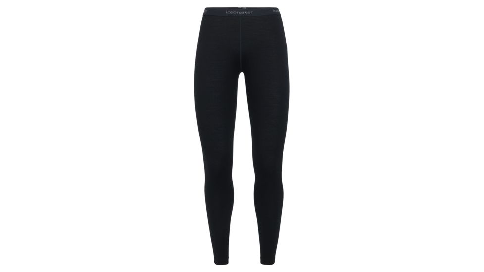 Icebreaker 260 Tech Leggings - Womens, Black, Extra Small, 104392001XS