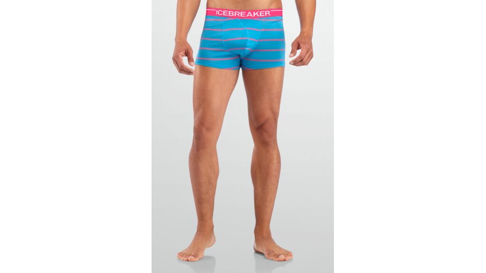 Icebreaker Anatomica Boxers - Men's-Agean/Shocking-Small