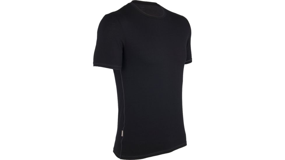 Icebreaker Merino 150 Anatomica SS Crewe - Men's, Black, Large, IB103033001L