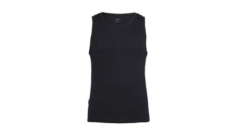 Icebreaker Anatomica Tank Top - Men's, Black, Medium, IB103034001M