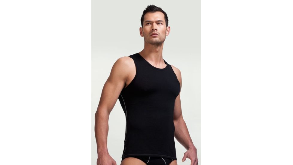 Icebreaker Body Fit 150 Tank Clearance - Men's-Ivory-Large