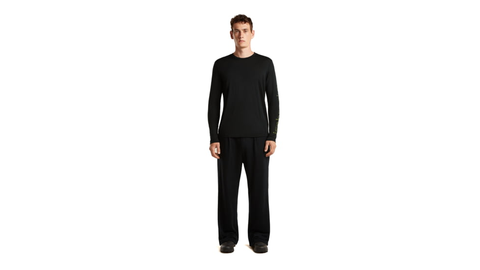 Icebreaker Merino 150 Tech Lite Long Sleeve IB Vertical Tee - Mens