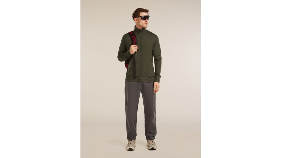 Icebreaker Merino 260 Quantum Long Sleeve Zip Top - Mens