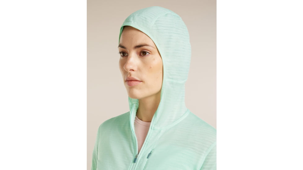 Icebreaker Merino Blend 200 RealFleece Descender Long Sleeve Zip Hoodie - Womens