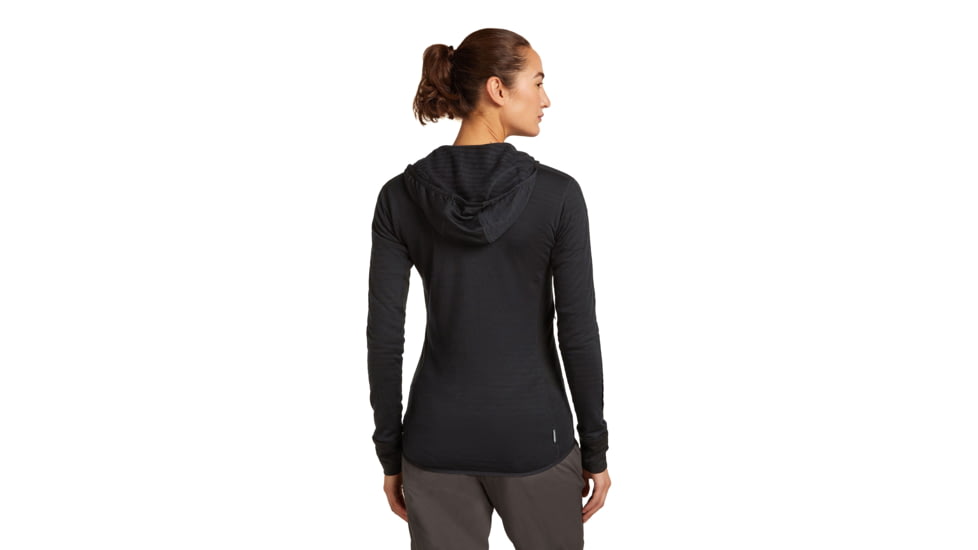 Icebreaker Merino Blend 300 RealFleece Descender Long Sleeve Zip Hoodie - Womens
