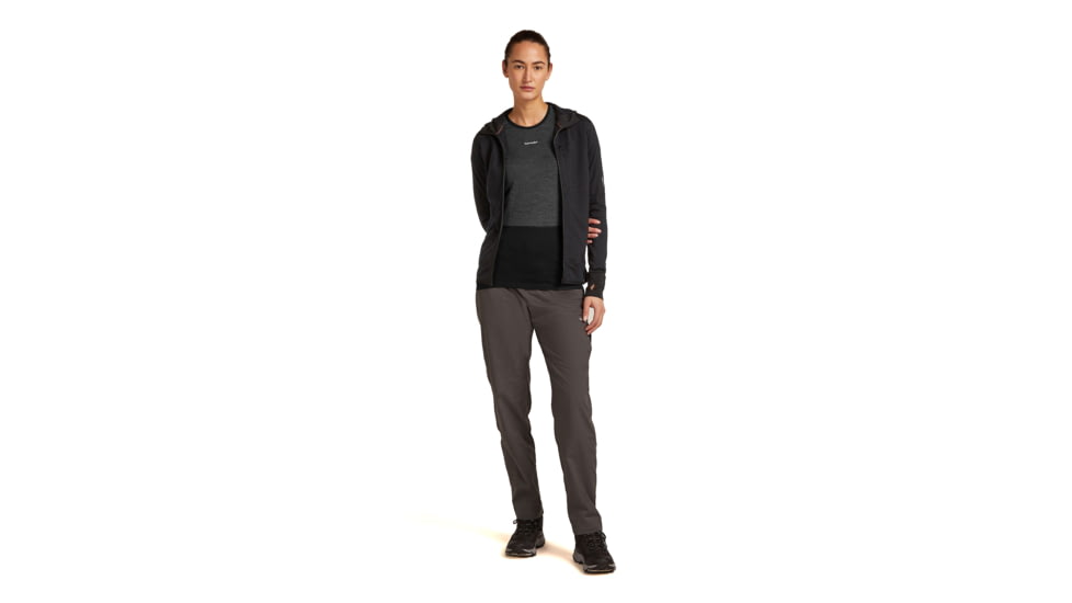 Icebreaker Merino Blend 300 RealFleece Descender Long Sleeve Zip Hoodie - Womens