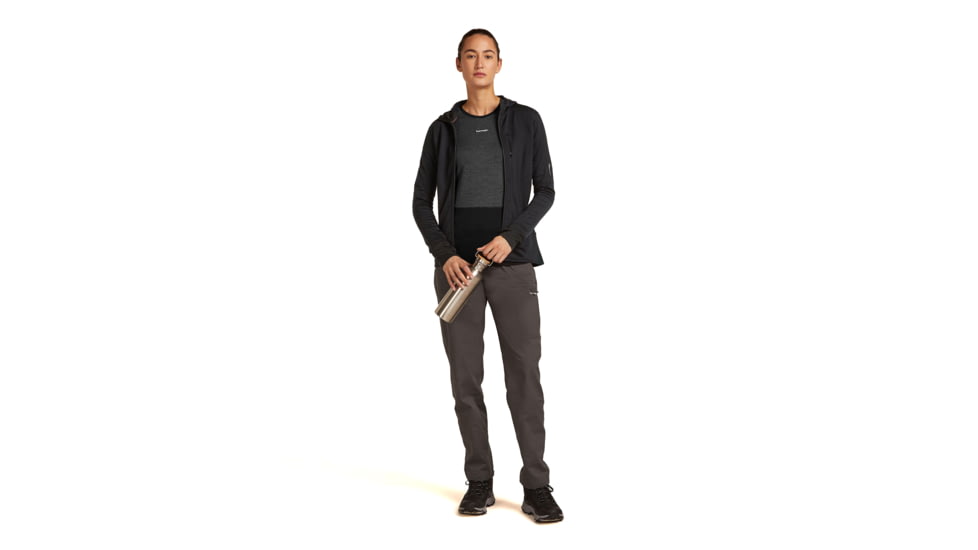 Icebreaker Merino Blend 300 RealFleece Descender Long Sleeve Zip Hoodie - Womens