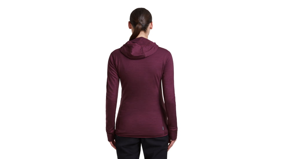 Icebreaker Merino Blend 300 RealFleece Descender Long Sleeve Zip Hoodie - Womens