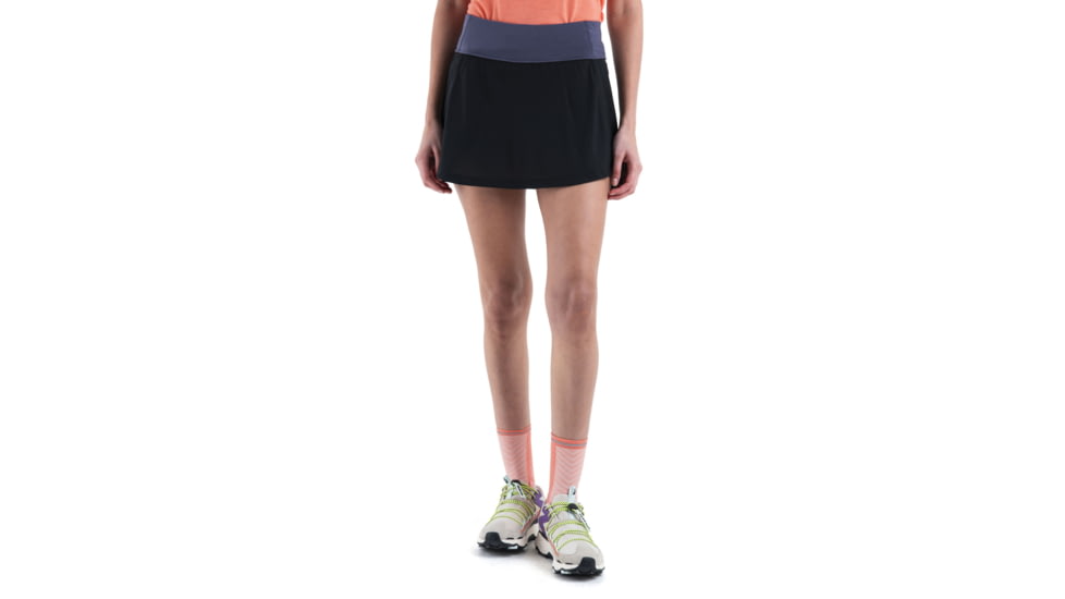 Icebreaker Merino Blend 125 Cool-Lite Active Skort - Womens, Black, Medium, IB0A56XG001M