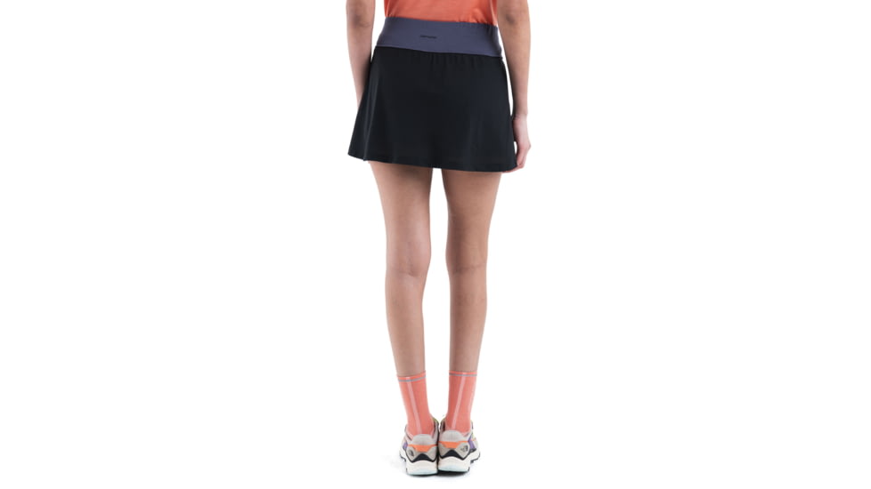 Icebreaker Merino Blend 125 Cool-Lite Active Skort - Womens, Black, Medium, IB0A56XG001M