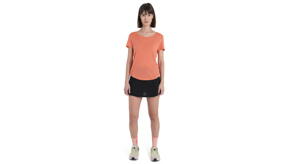 Icebreaker Merino Blend 125 Cool-Lite Active Skort - Womens, Black, Medium, IB0A56XG001M