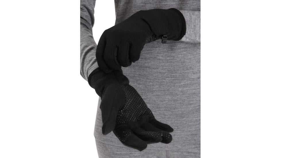 Icebreaker Quantum Gloves, Black, Large, IB104828001L