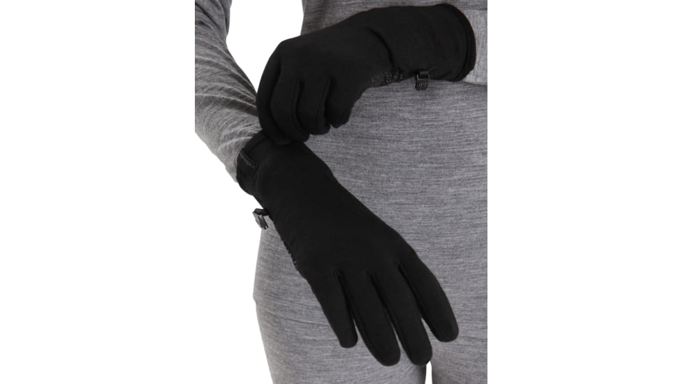 Icebreaker Quantum Gloves, Black, Large, IB104828001L