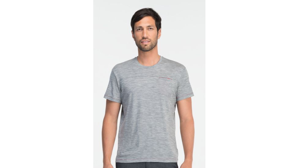 Icebreaker Quattro Short Sleeve Clearance - Men's-Metro-Large