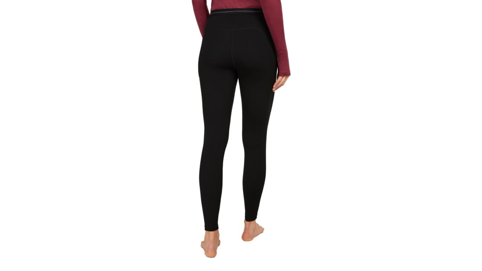 Icebreaker Women 300 MerinoFine Polar Leggings, Black, S, IB0A571Y001S