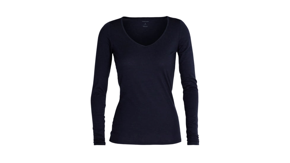 Icebreaker Women Merino 150 Siren LS Sweetheart, Midnight Navy, M, IB103194401M