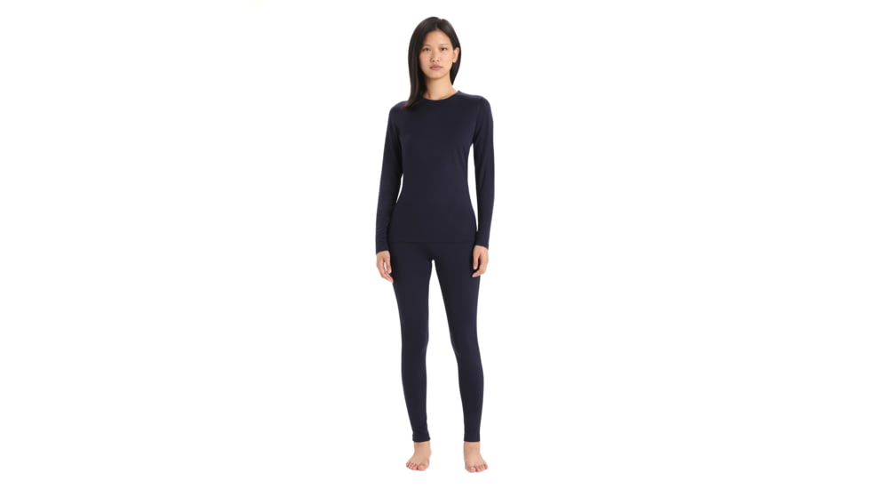 Icebreaker Women Merino 200 Oasis LS Crewe, Midnight Navy, M, IB104375401M