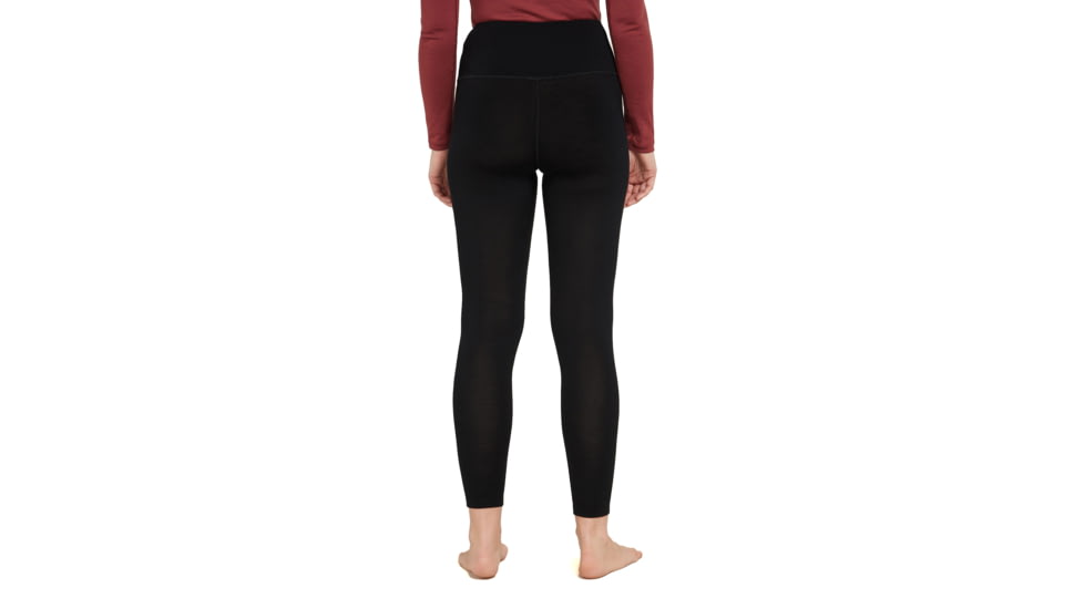 Icebreaker Women Merino 260 Tech High Rise Leggings, Black, L, IB0A5726001L