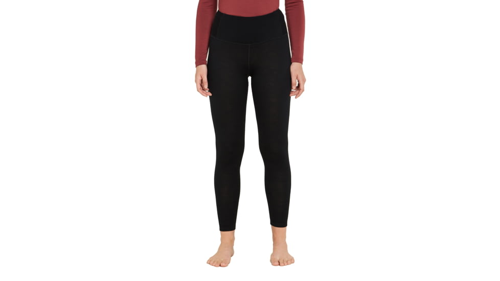 Icebreaker Merino 260 Tech High Rise Leggings - Women's, Black, Large, IB0A5726001L