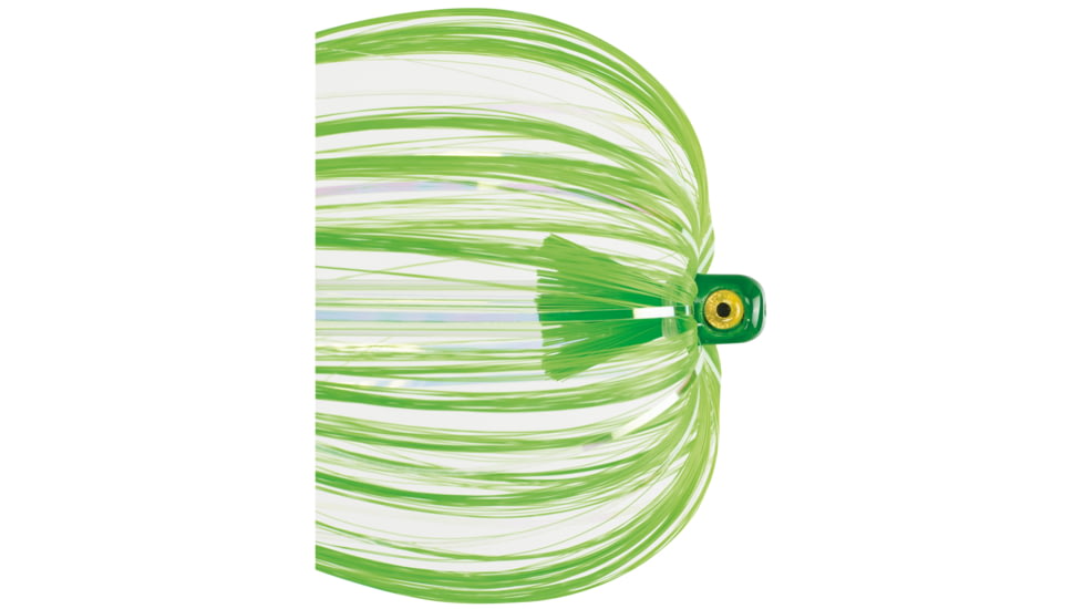 Iland Witches Bugs Saltwater Troll Lure, 7in, 1/4oz, Flash Green Head, EGR, IW142F-EGR